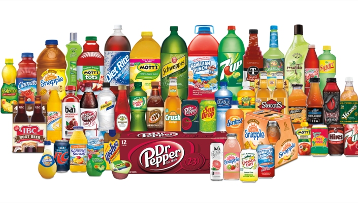 The company owns brands such as 7UP, Schweppes and Green Mountain Coffee